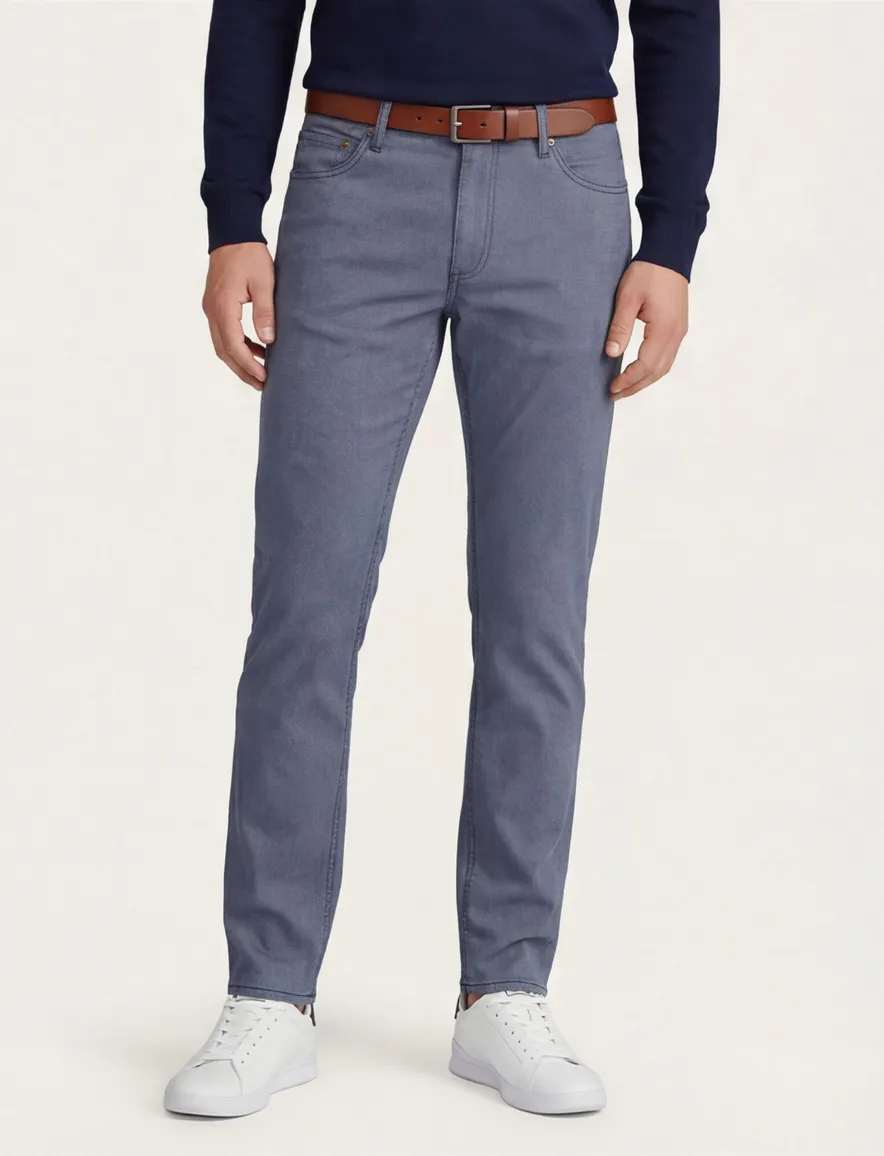 Brax Pantalon 5-p blauw effen