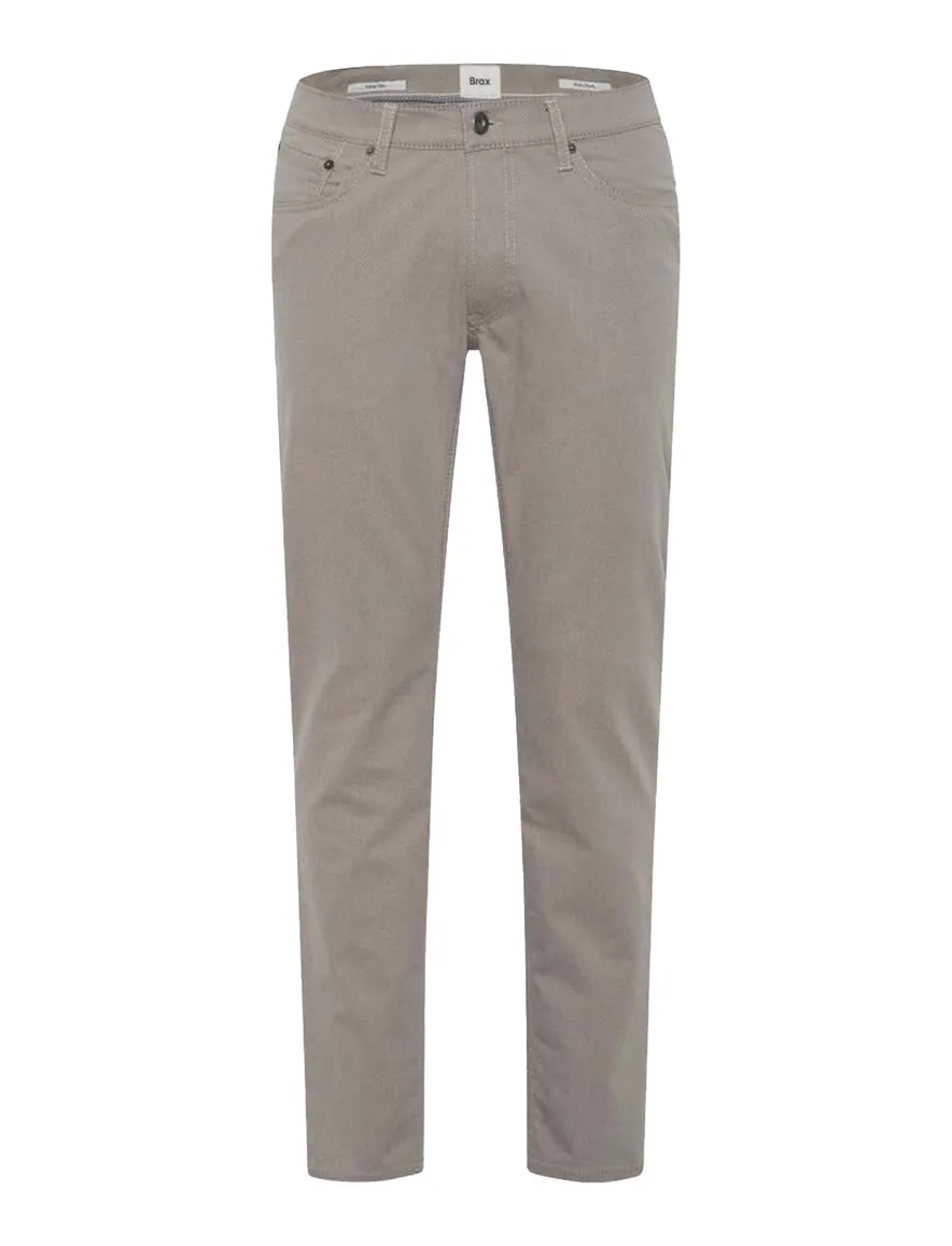 Brax Pantalon 5-p bruin katoen