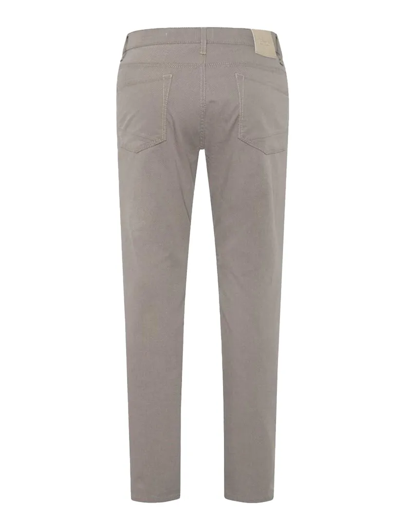 Brax Pantalon 5-p bruin katoen effen