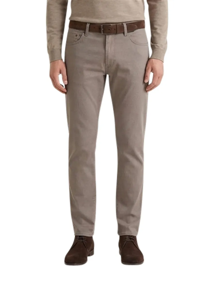 Brax Pantalon 5-p bruin katoen