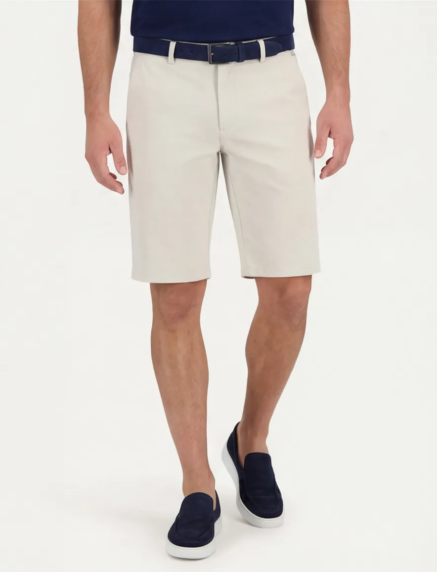 Brax bermuda creme effen normale fit
