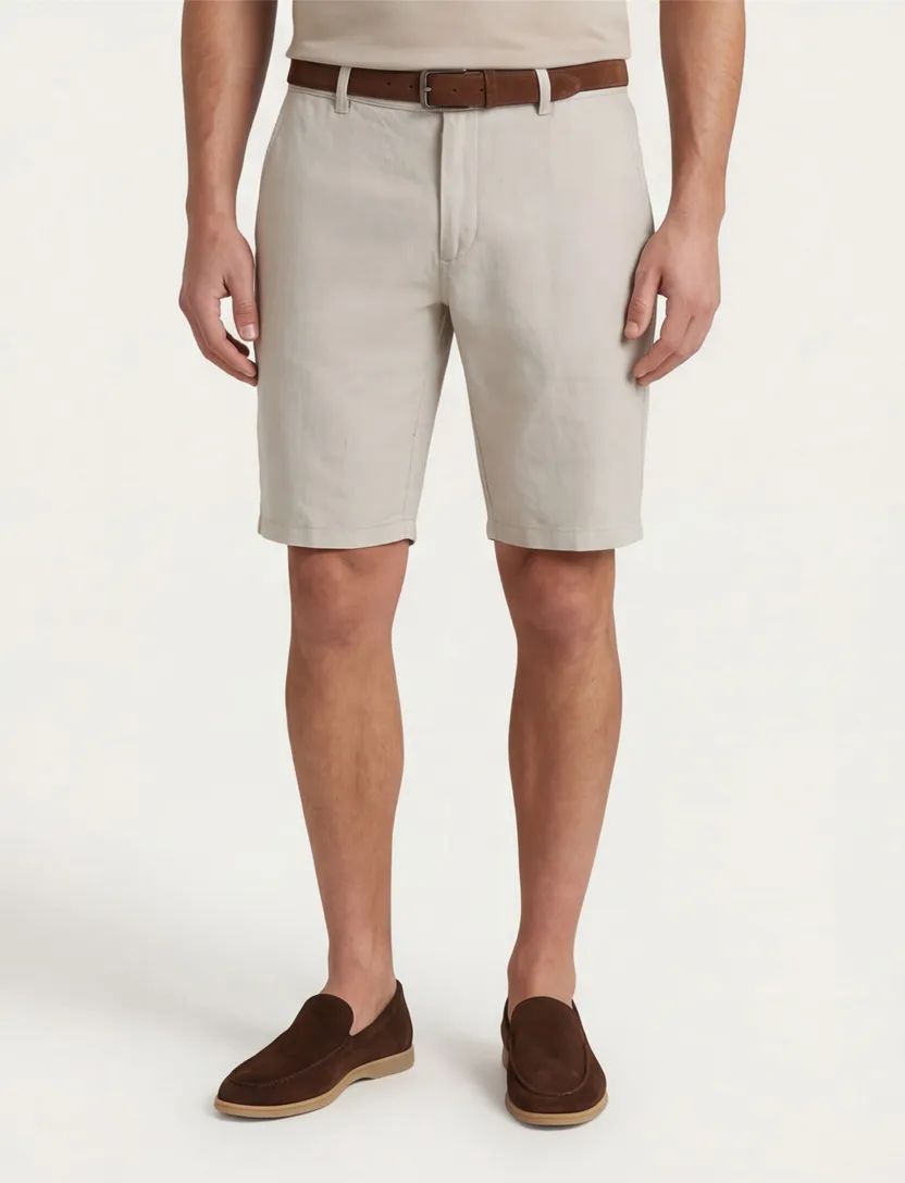 Brax Balu bermuda grijs modern fit