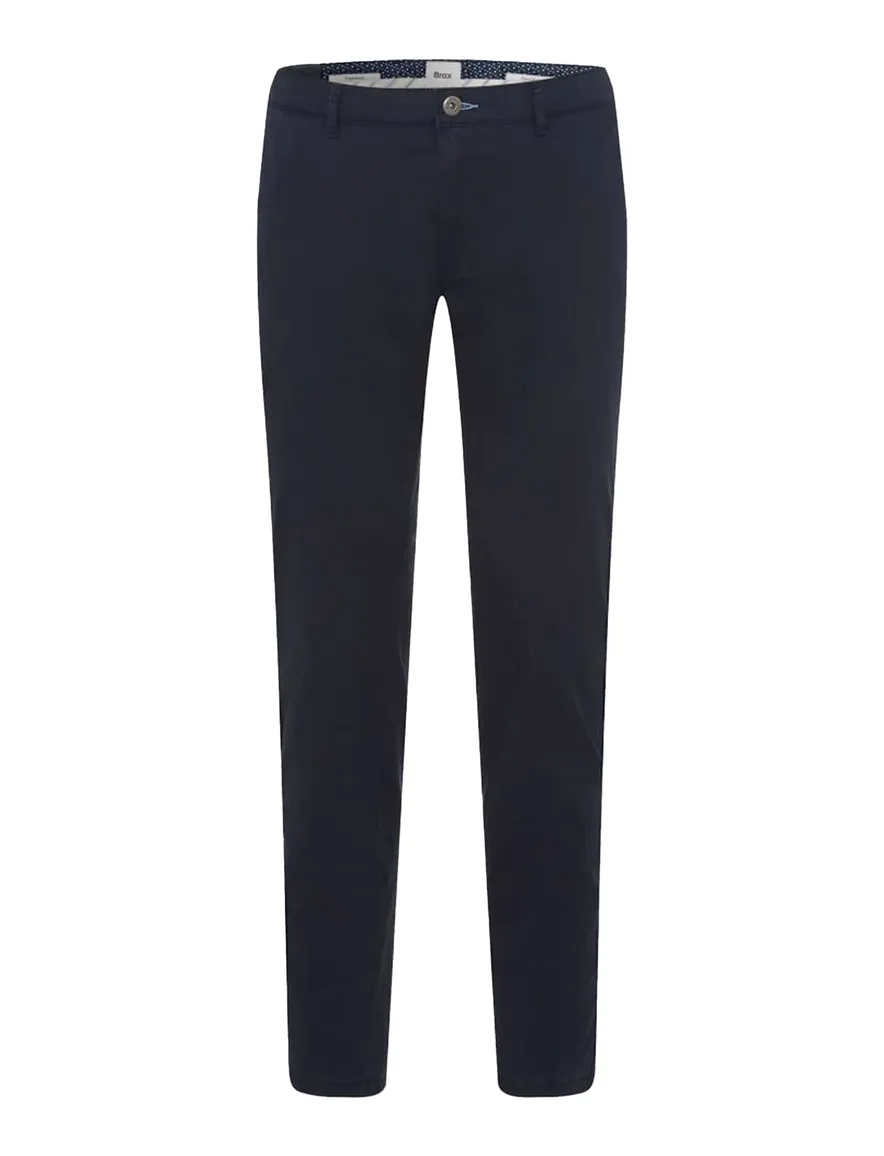 Brax Pantalon donkerblauw effen