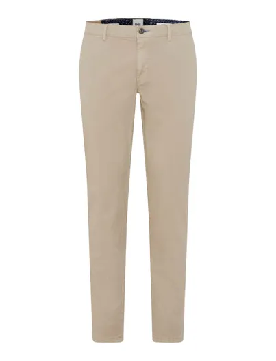 Brax Brax Pantalon beige effen katoen