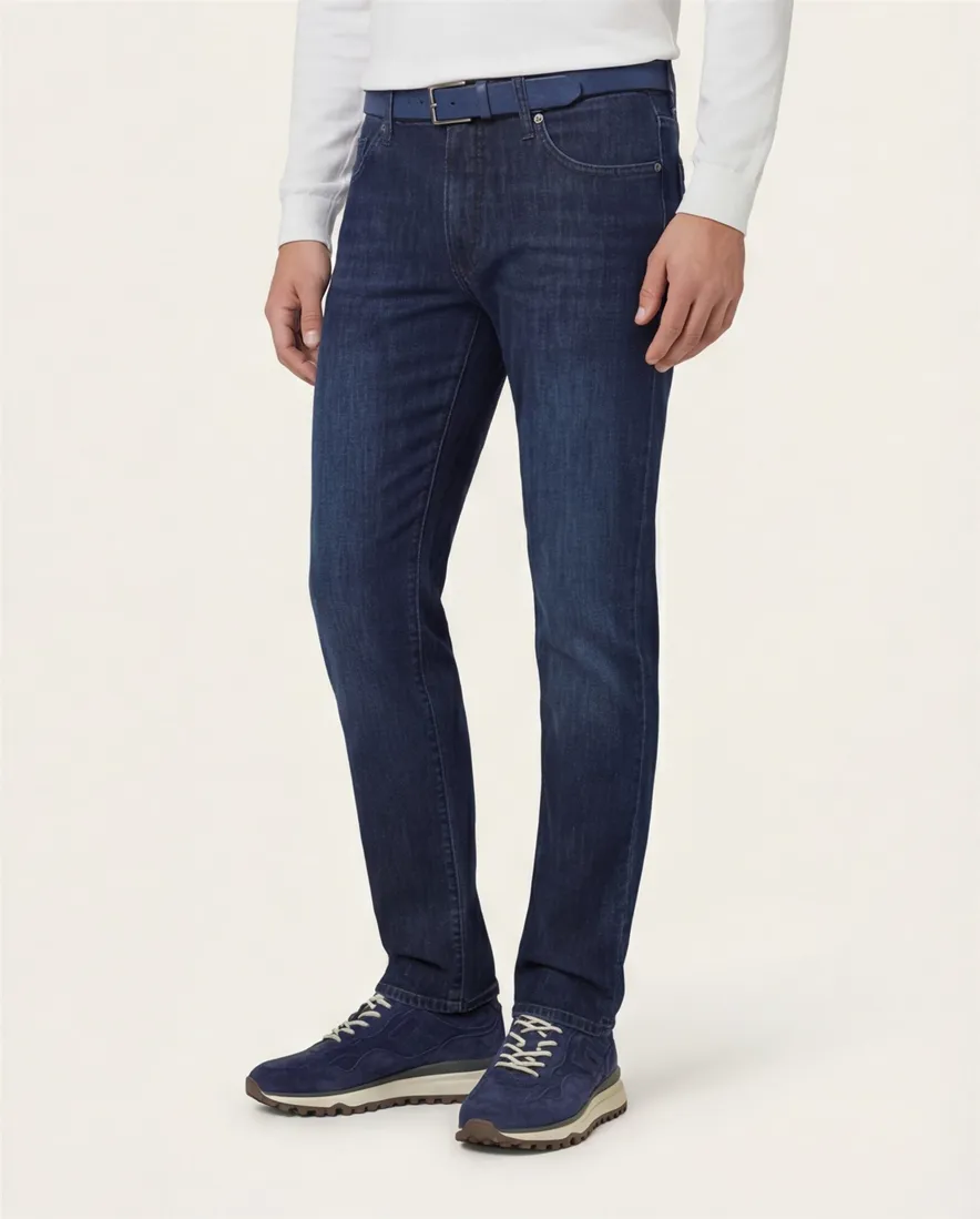 Brax jeans donkerblauw 5 pocket denim