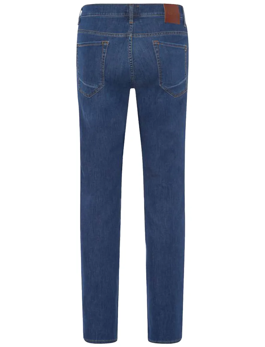 Brax Pantalon donkerblauw effen