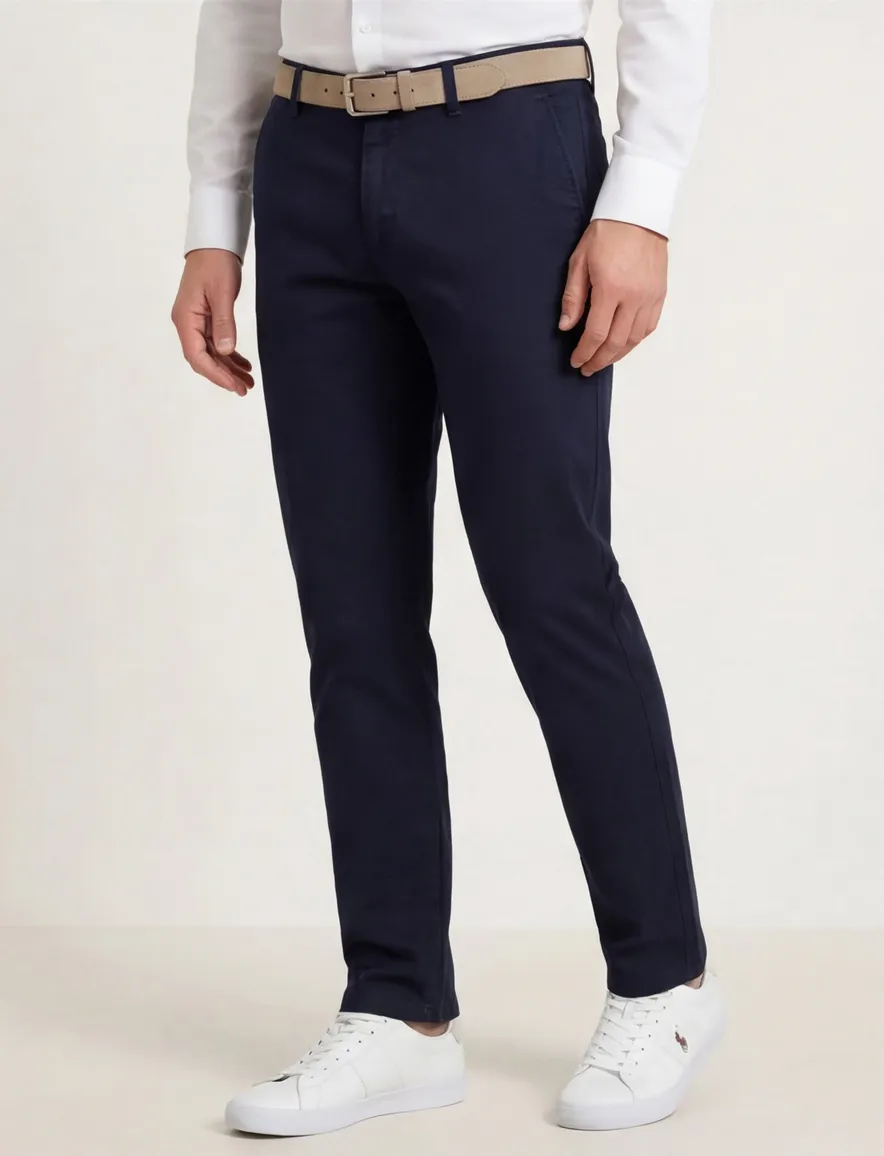 Brax chino donkerblauw modern fit