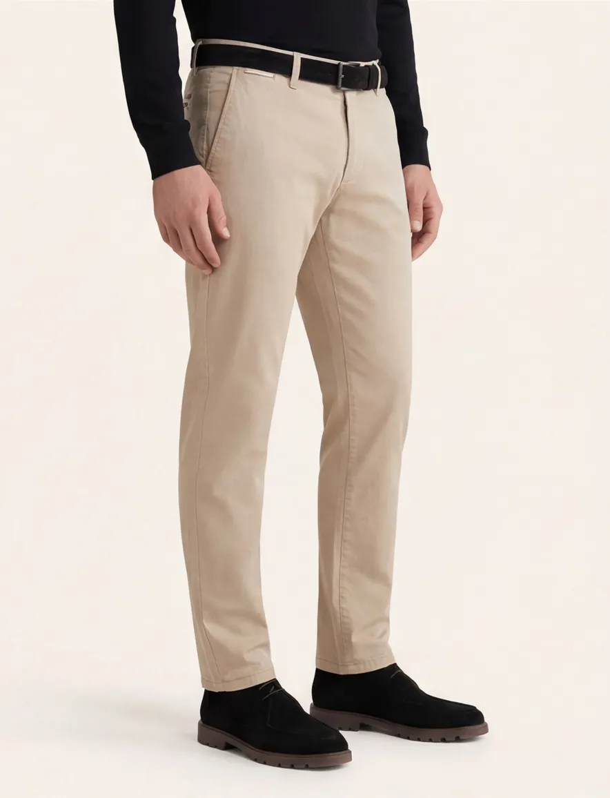 Brax Pantalon bruin katoen