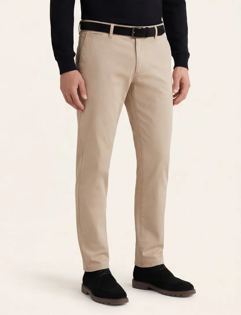 Brax Pantalon bruin katoen
