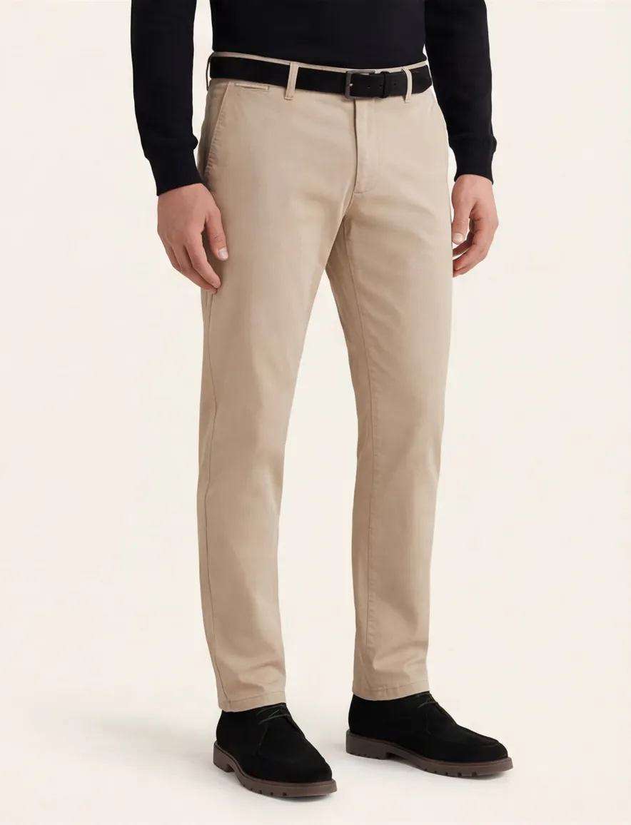 Brax Pantalon bruin katoen