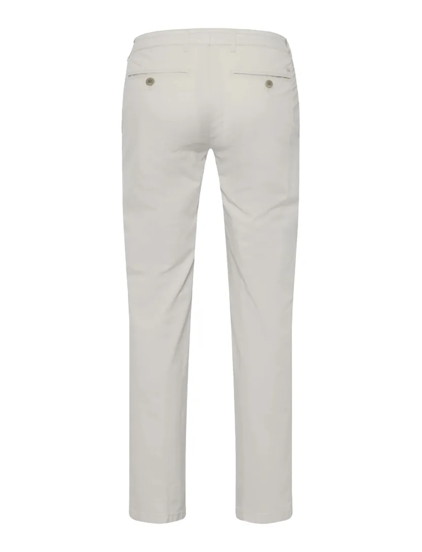 Brax Pantalon creme katoen effen