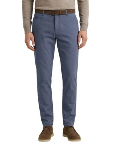 Brax Brax Pantalon blauw katoen effen