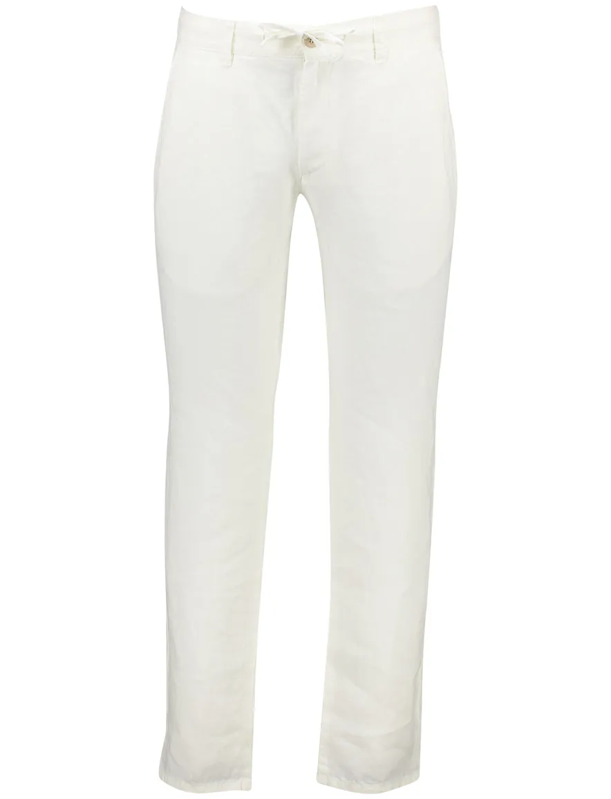Brax Fabio pantalon creme effen katoen