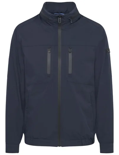 Bugatti Bugatti tussenjas donkerblauw dubbele borstzak wijde fit