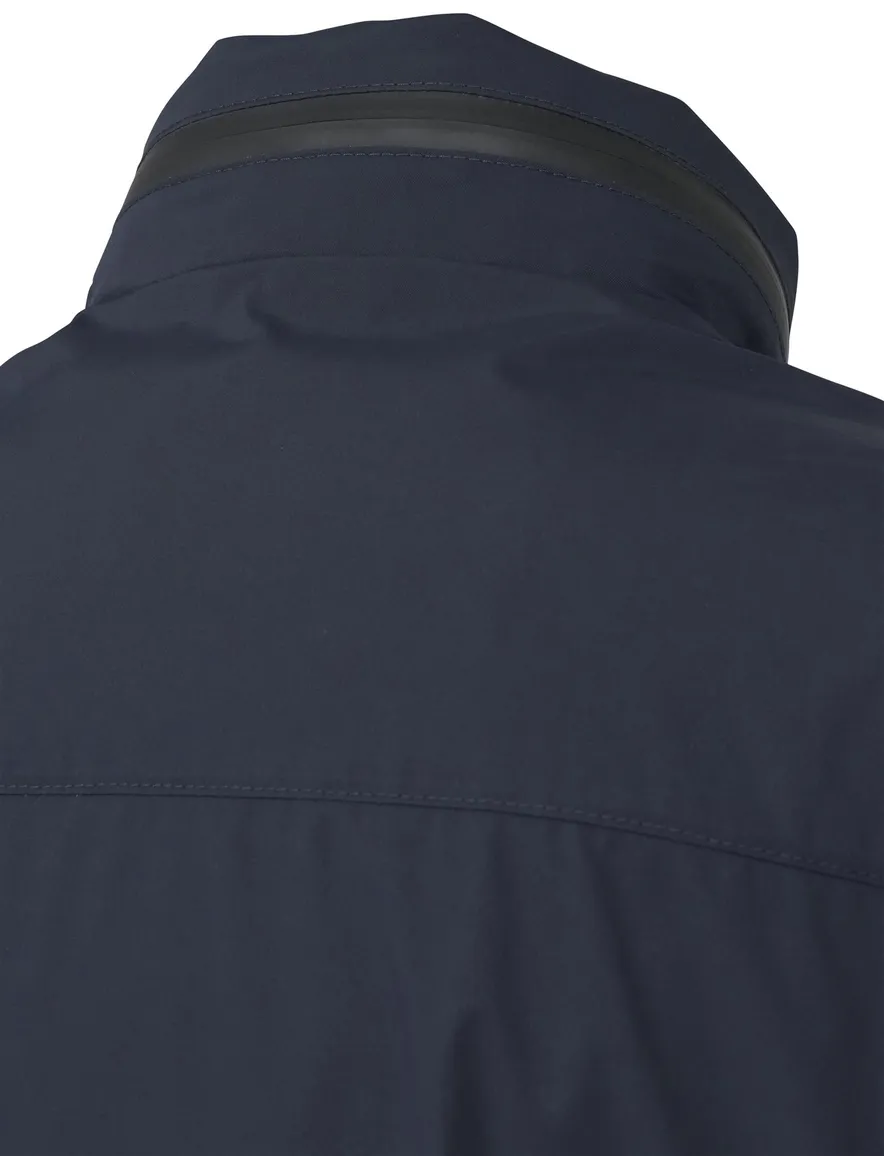 Bugatti tussenjas donkerblauw dubbele borstzak wijde fit