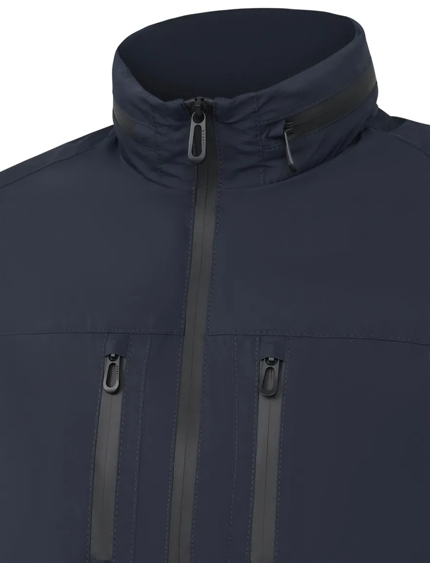 Bugatti tussenjas donkerblauw dubbele borstzak