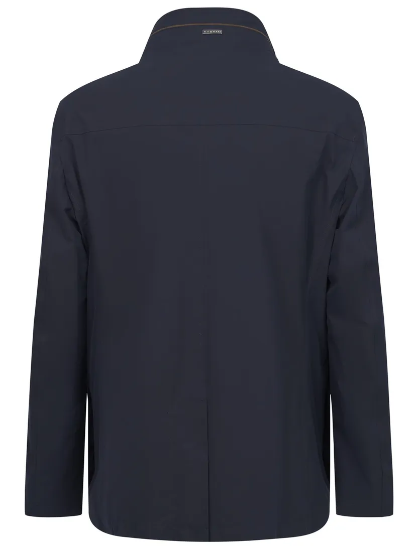 Bugatti tussenjas donkerblauw wijde fit