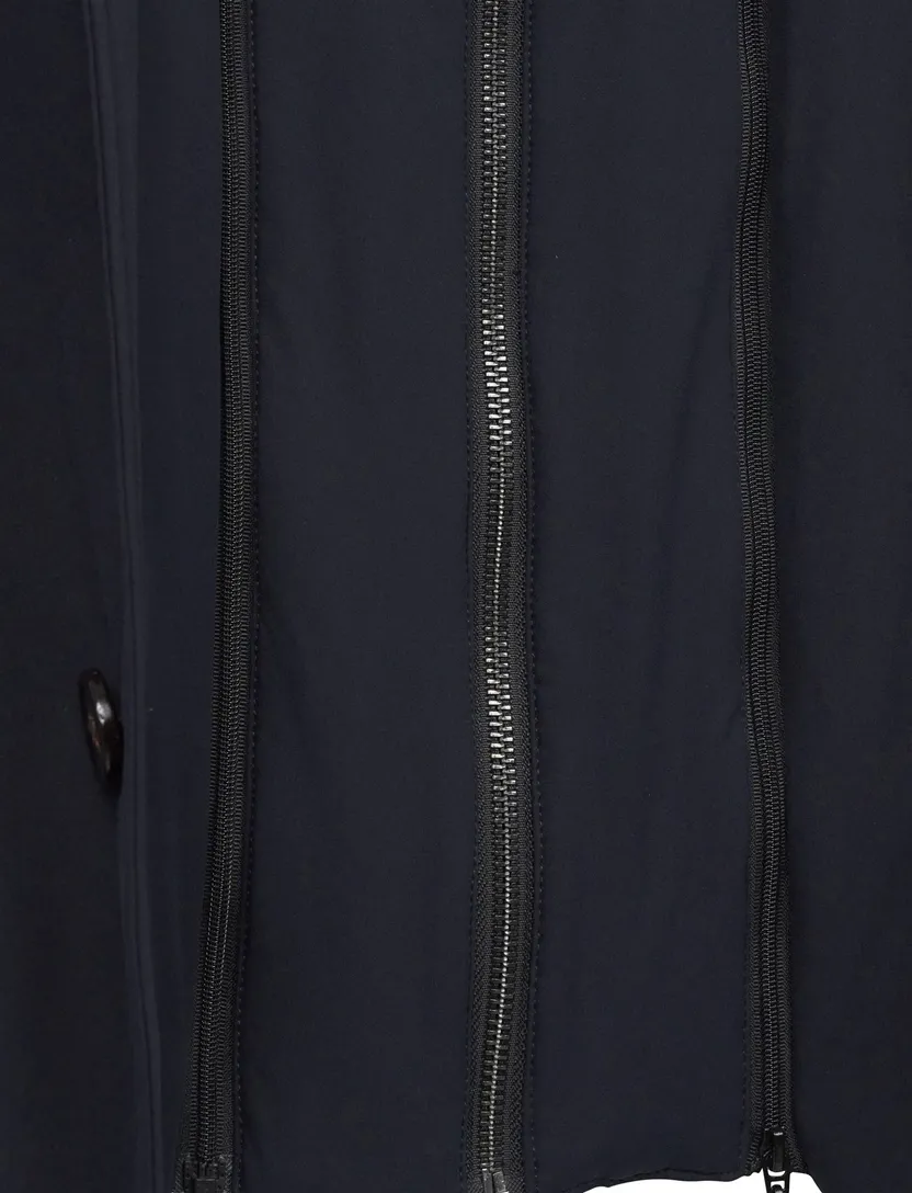 Bugatti tussenjas donkerblauw wijde fit