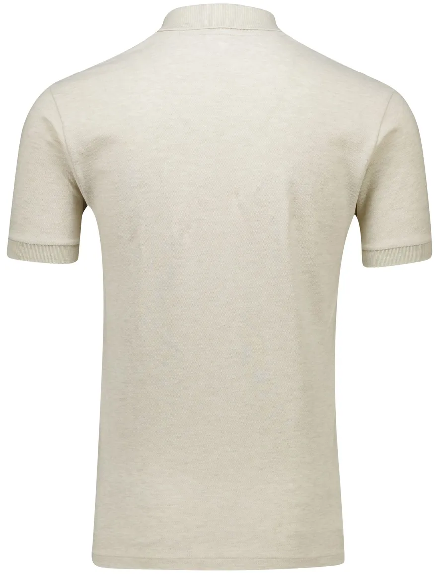 Lacoste polo creme classic fit pique