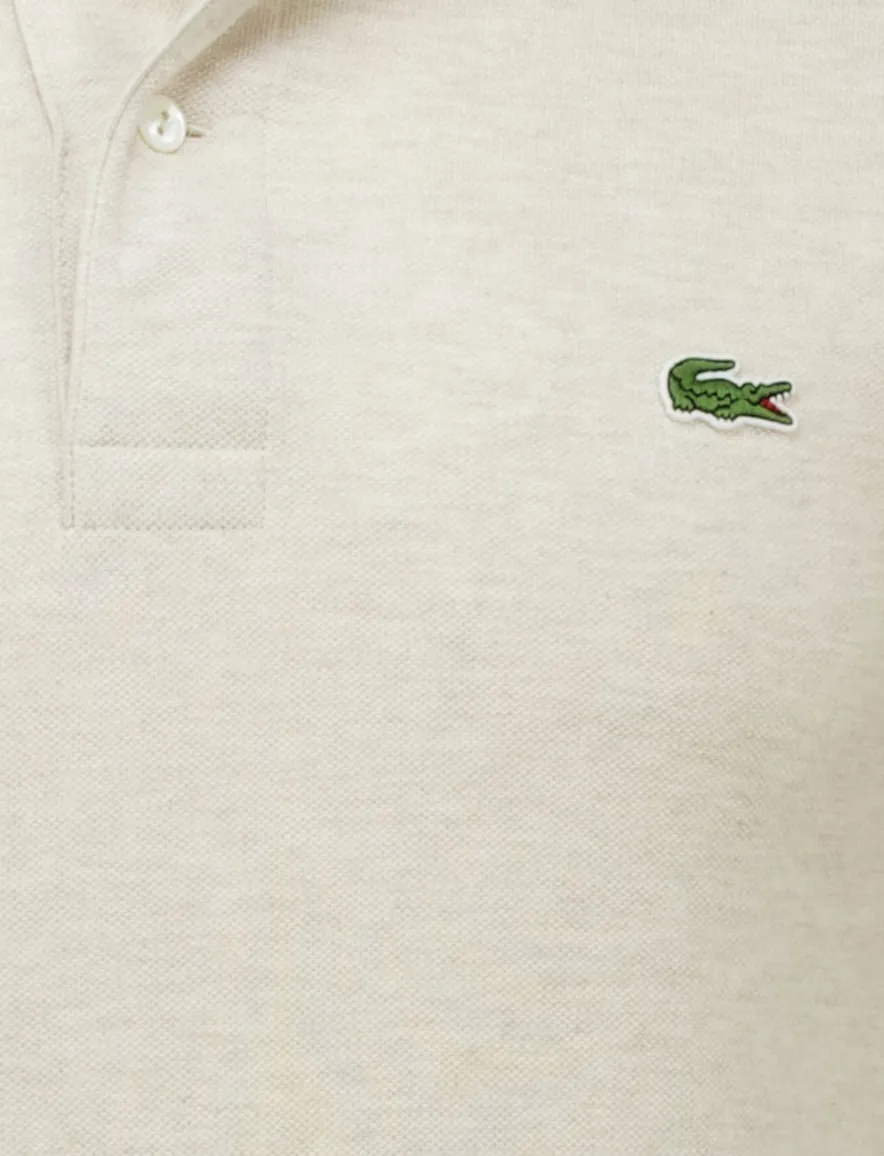 Lacoste polo creme classic fit pique