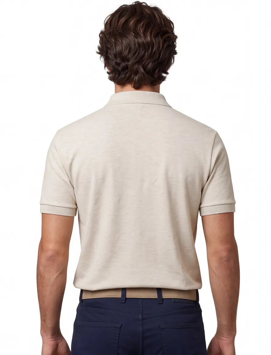 Lacoste polo creme classic fit pique