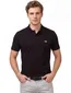 Lacoste regular fit polo pique zwart 2-knoops
