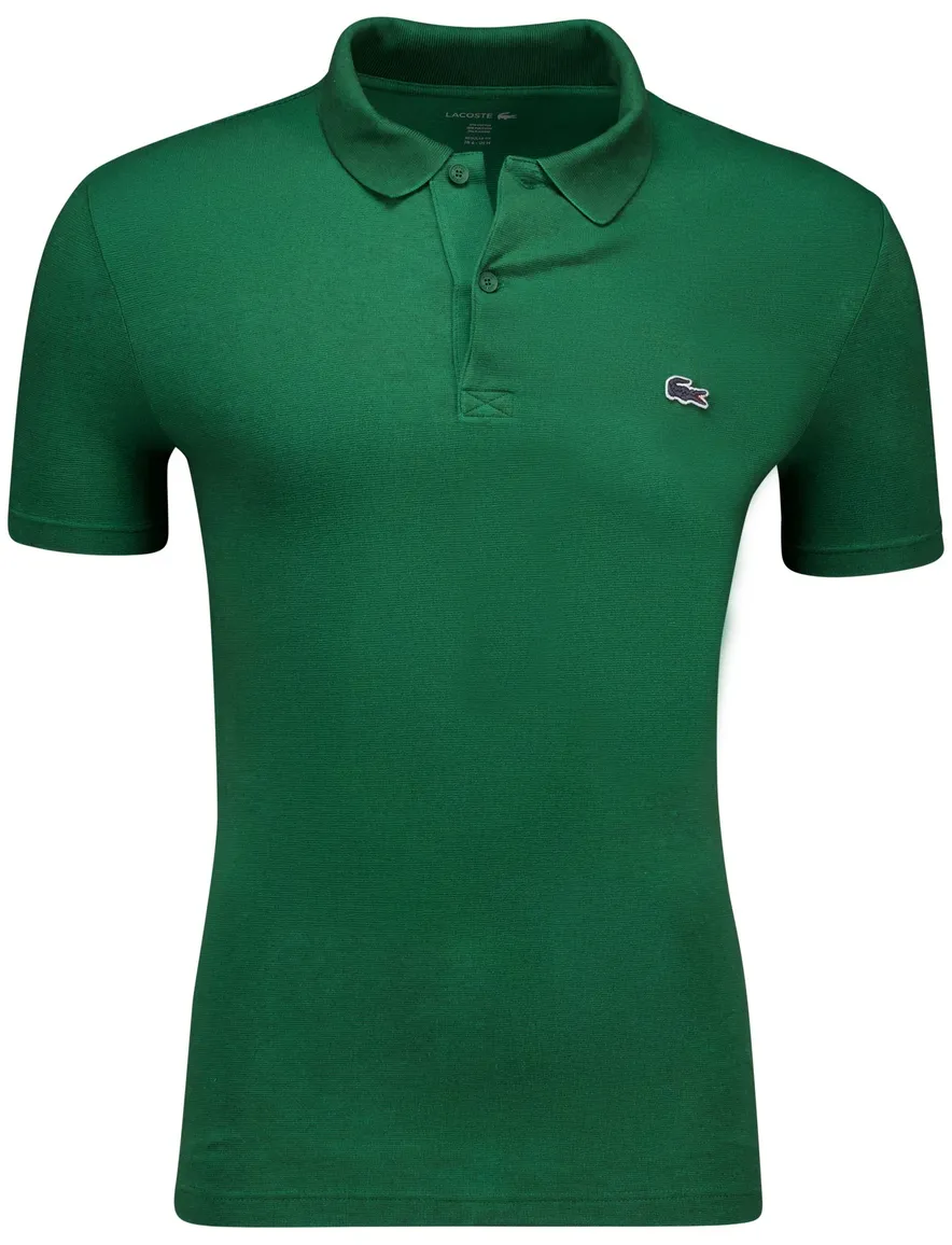 Lacoste regular fit polo pique groen korte mouw