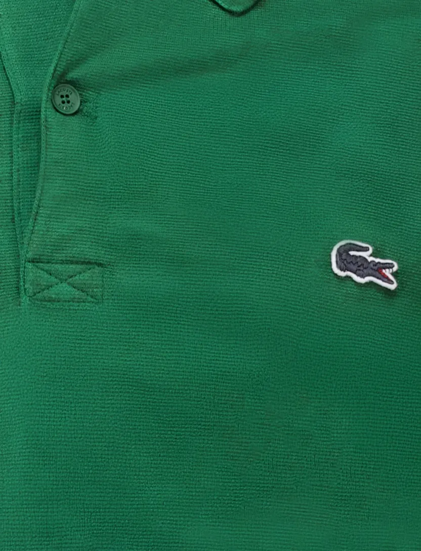 Lacoste regular fit polo pique groen 2-knoops