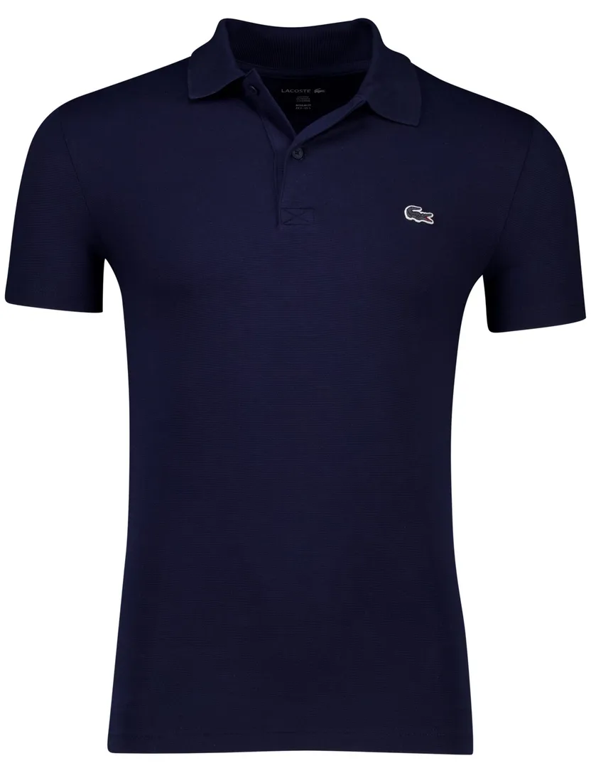 Lacoste polo donkerblauw regular fit korte mouw
