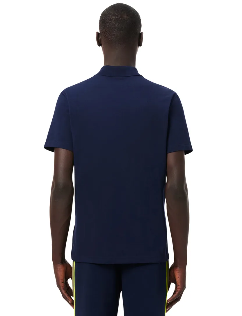 Lacoste polo donkerblauw regular fit korte mouw