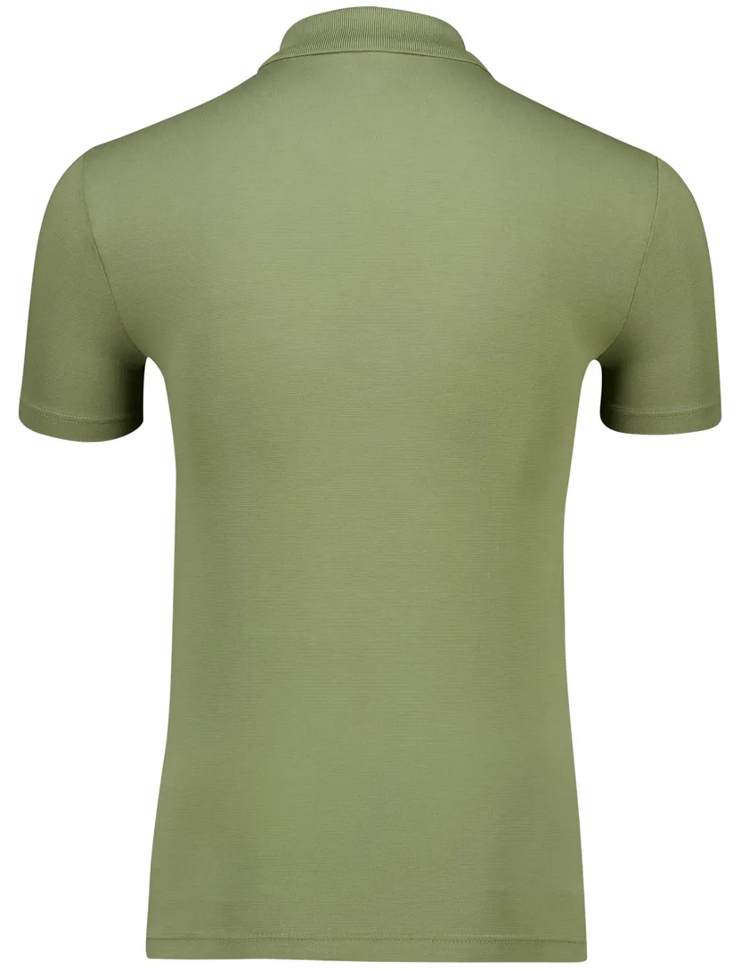 Lacoste polo groen regular fit 2-knoops korte mouw