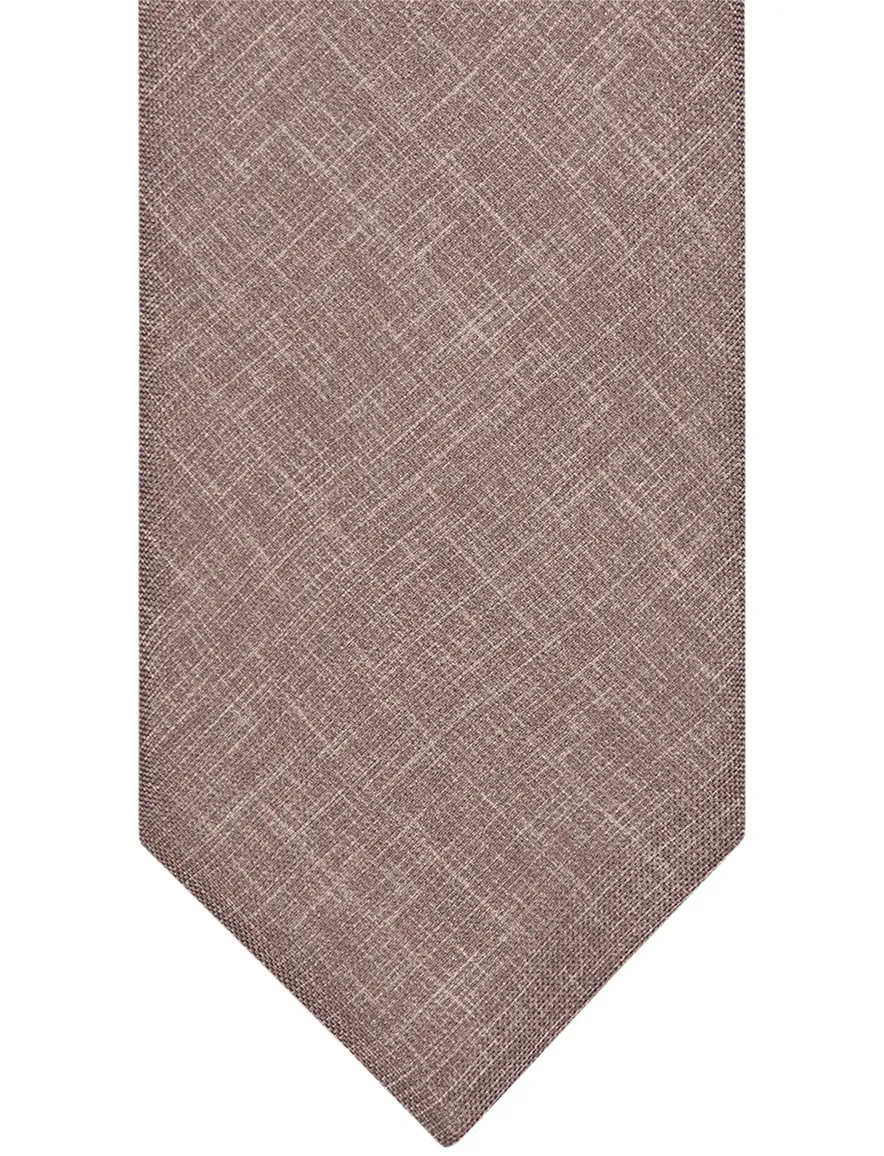 Profuomo stropdas bruin geruit
