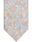 Profuomo stropdas bruin geprint