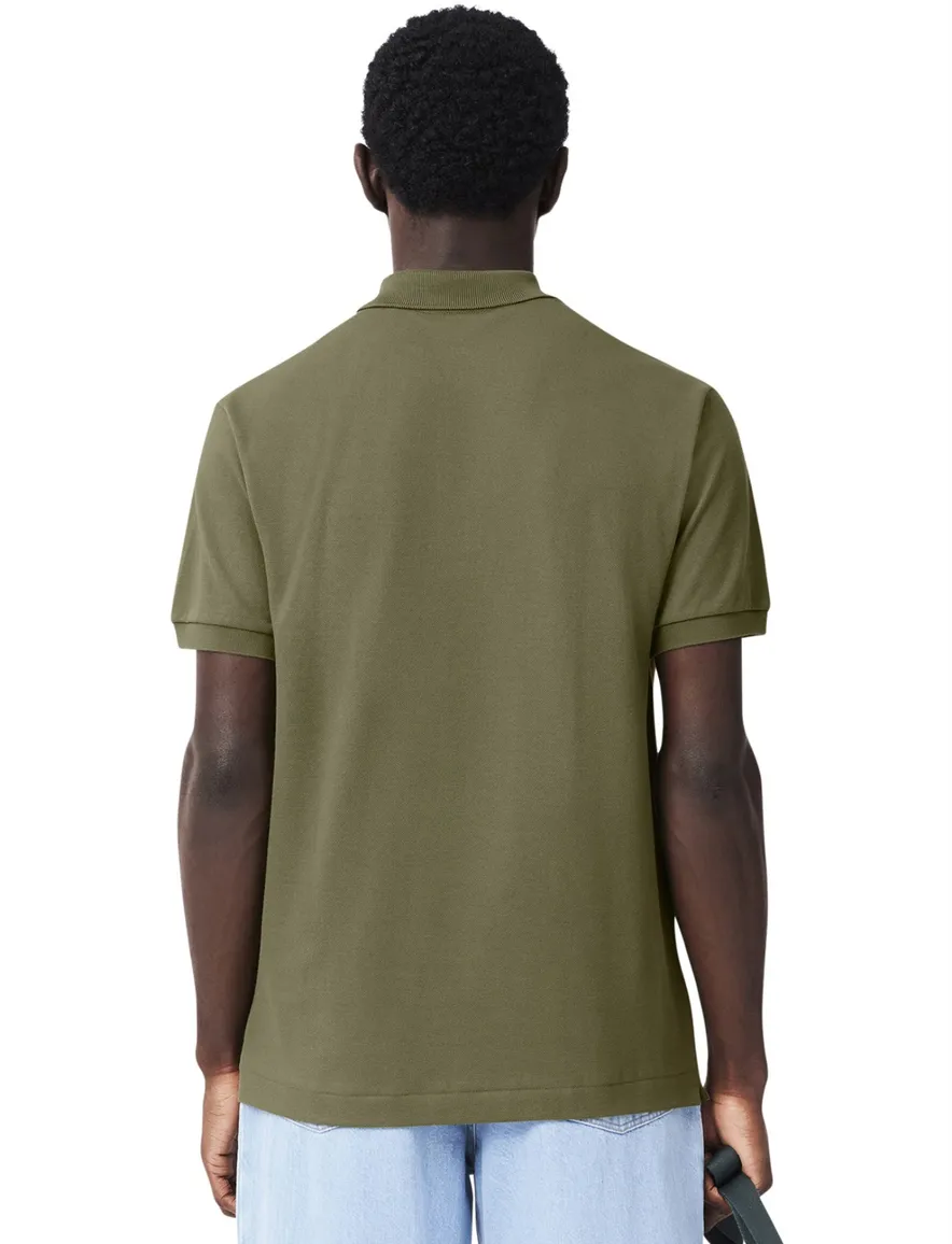 Lacoste Classic fit poloshirt korte mouw groen pique katoen