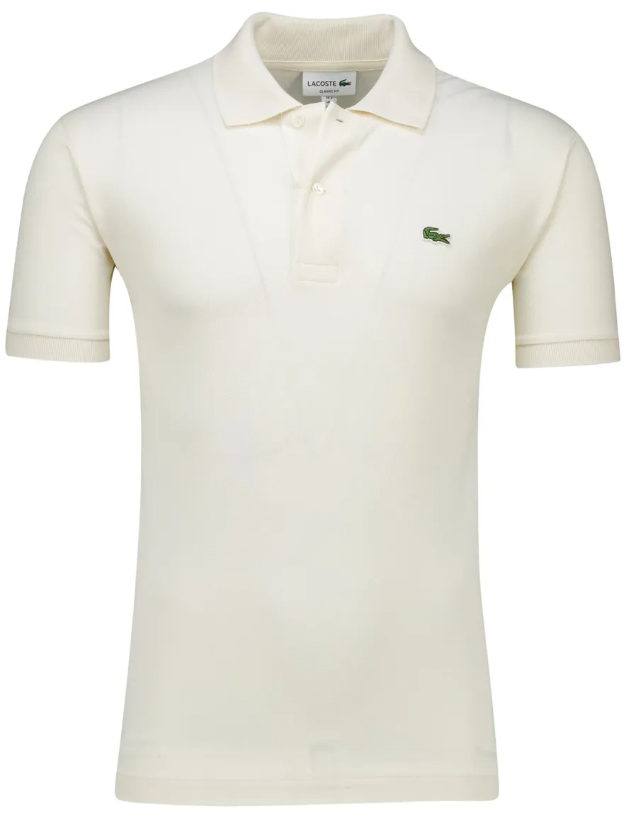 Lacoste polo beige katoen