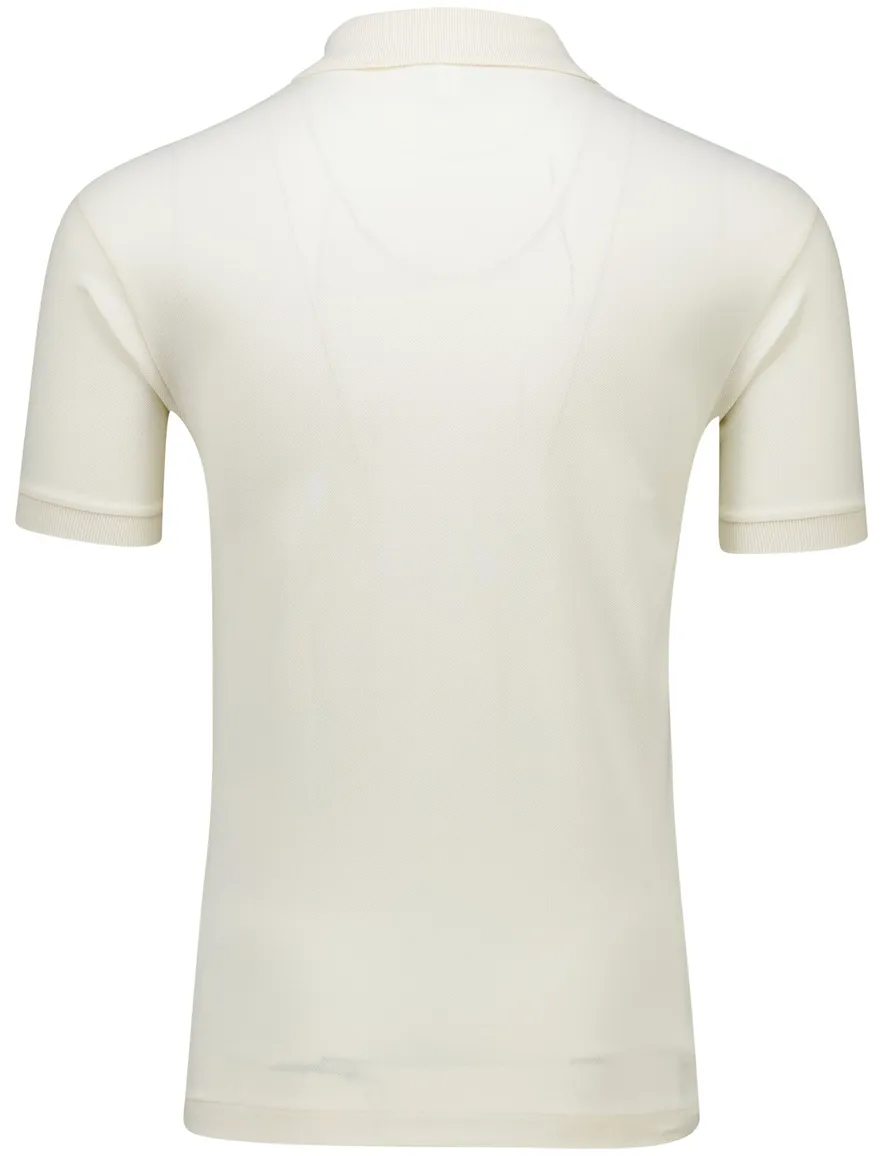 Lacoste polo beige katoen