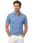 Lacoste polo blauw Regular Fit effen korte mouw
