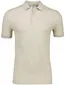 Lacoste polo beige gemêleerd korte mouw