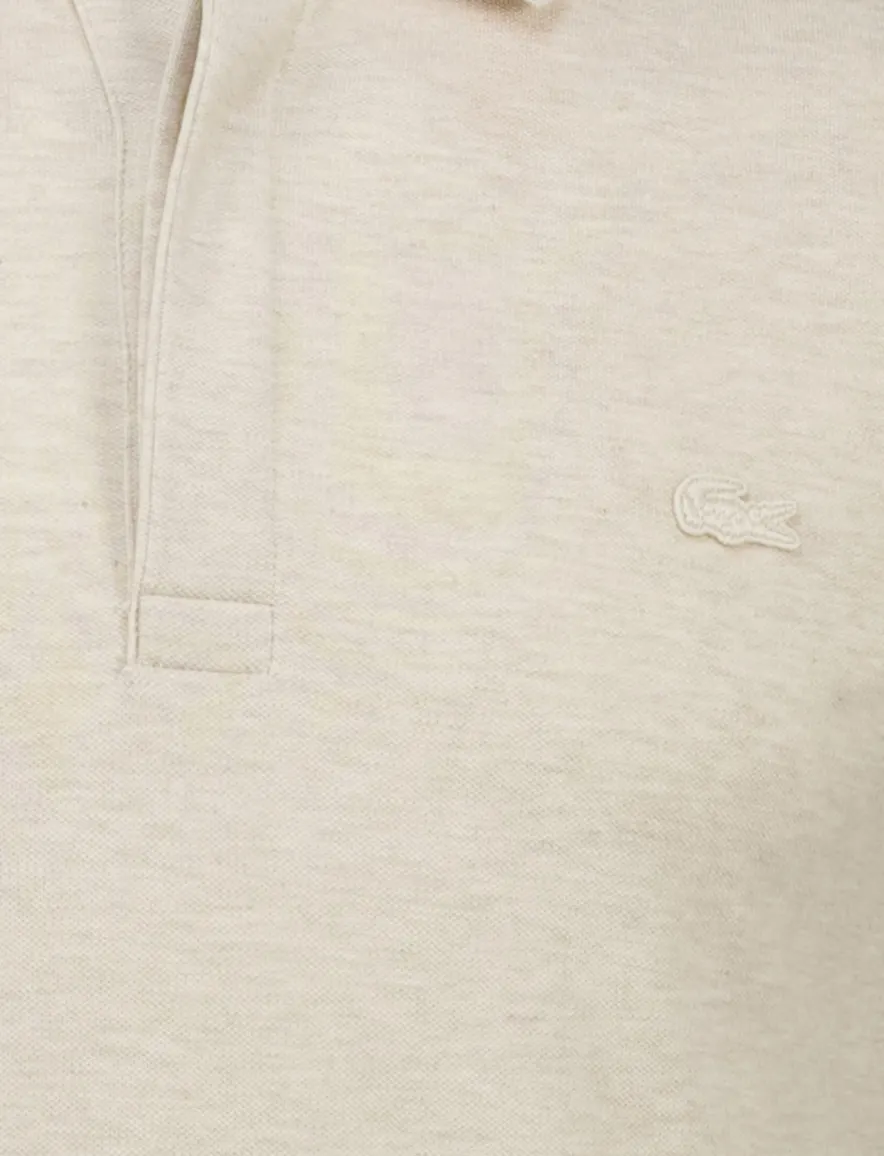 Lacoste polo beige gemêleerd korte mouw normale fit