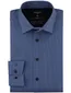 blauw geprint Olymp overhemd 24/Seven Dynamic Flex Jersey