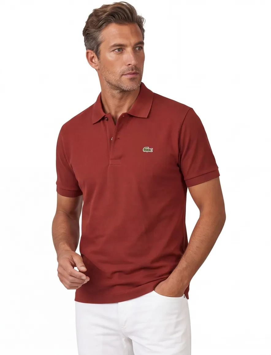 Lacoste polo rood classic fit