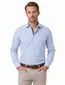Olymp overhemd blauw wit gestreept Modern Fit