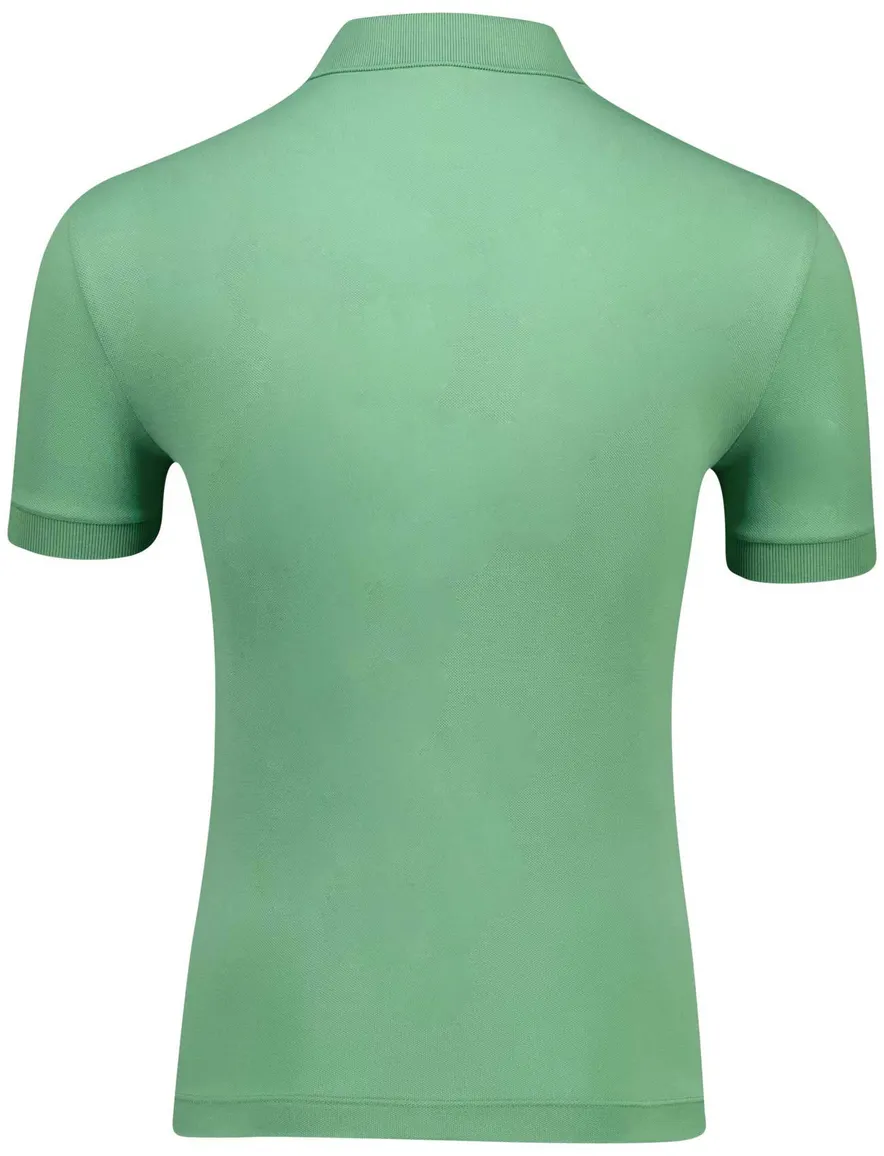 Lacoste polo groen pique korte mouw