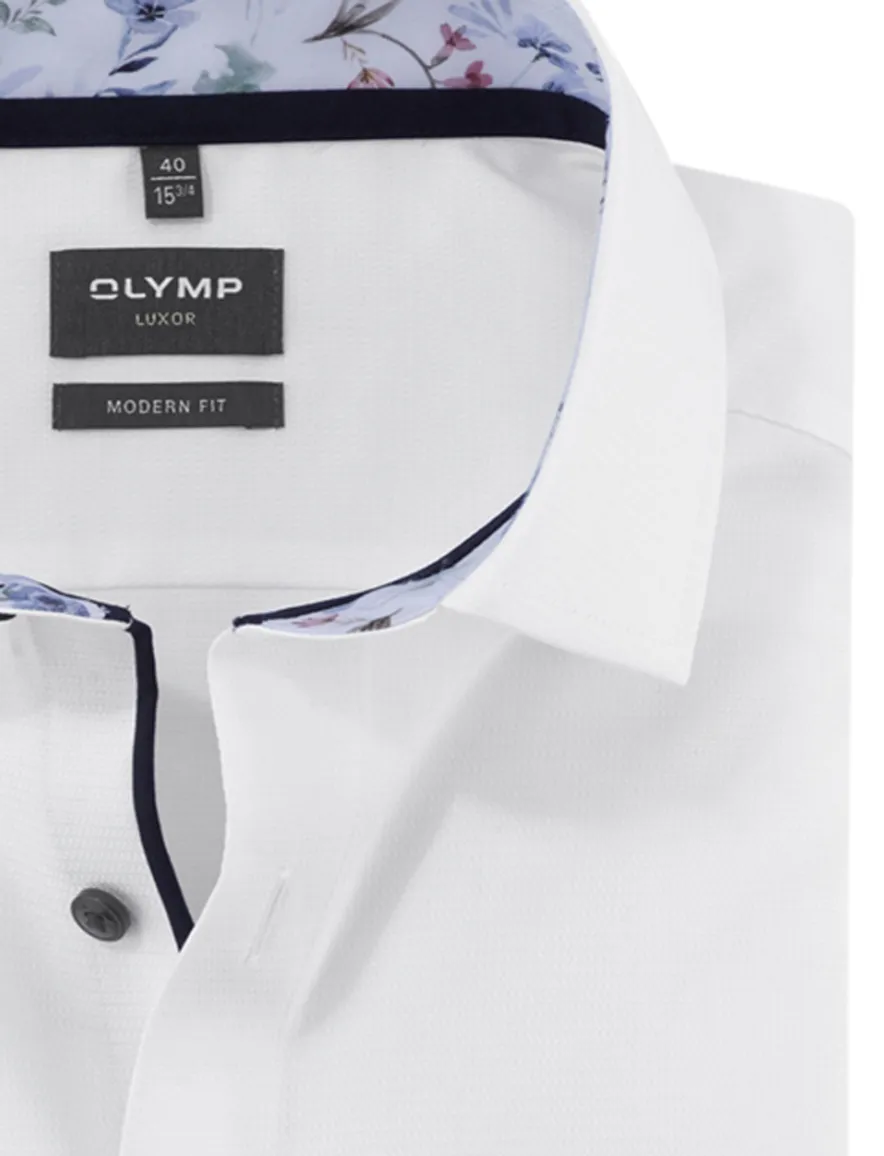 Olymp Luxor overhemd wit ml7 Modern Fit