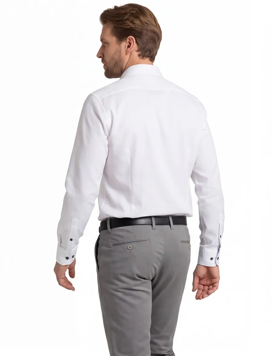 Olymp Luxor overhemd wit ml7 Modern Fit