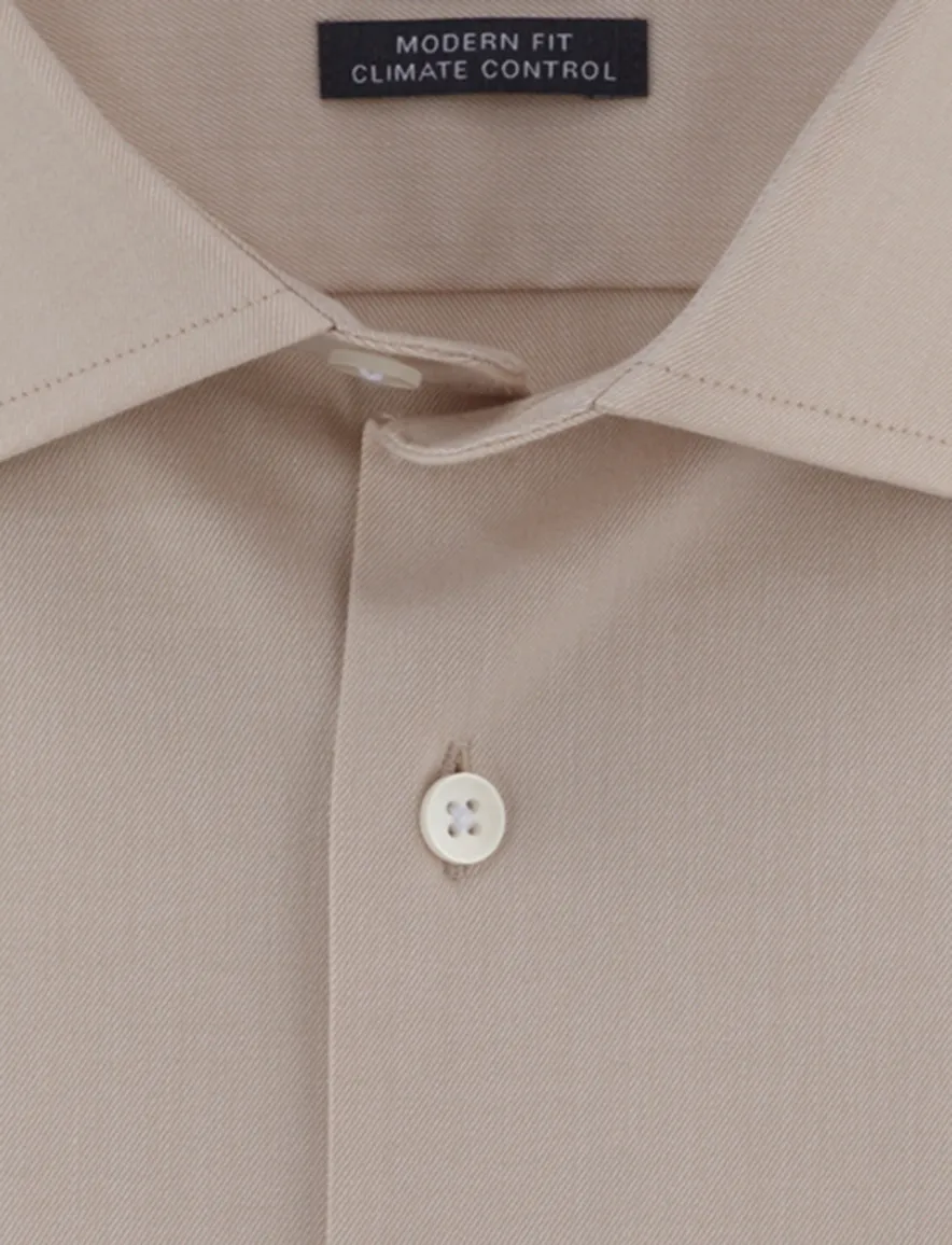 Olymp overhemd beige Modern Fit