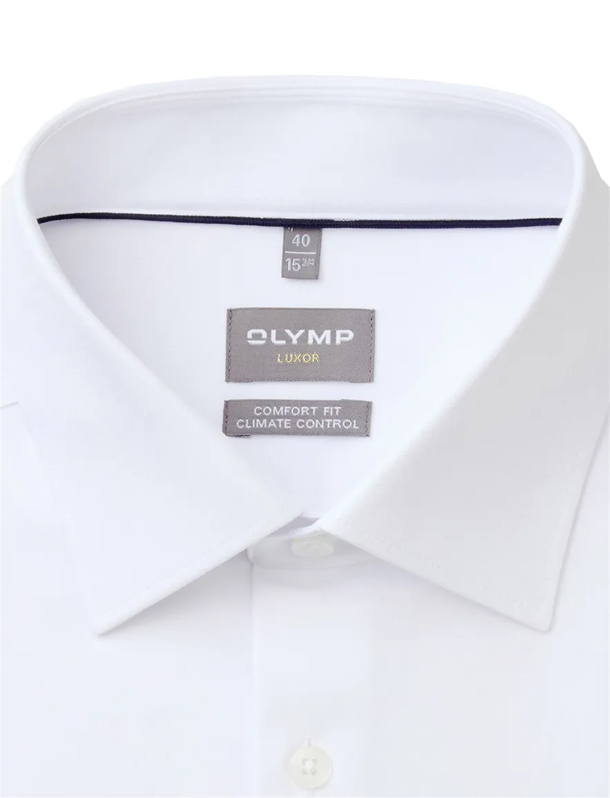 Olymp Luxor 24/Seven overhemd wit Comfort Fit climate control vezel