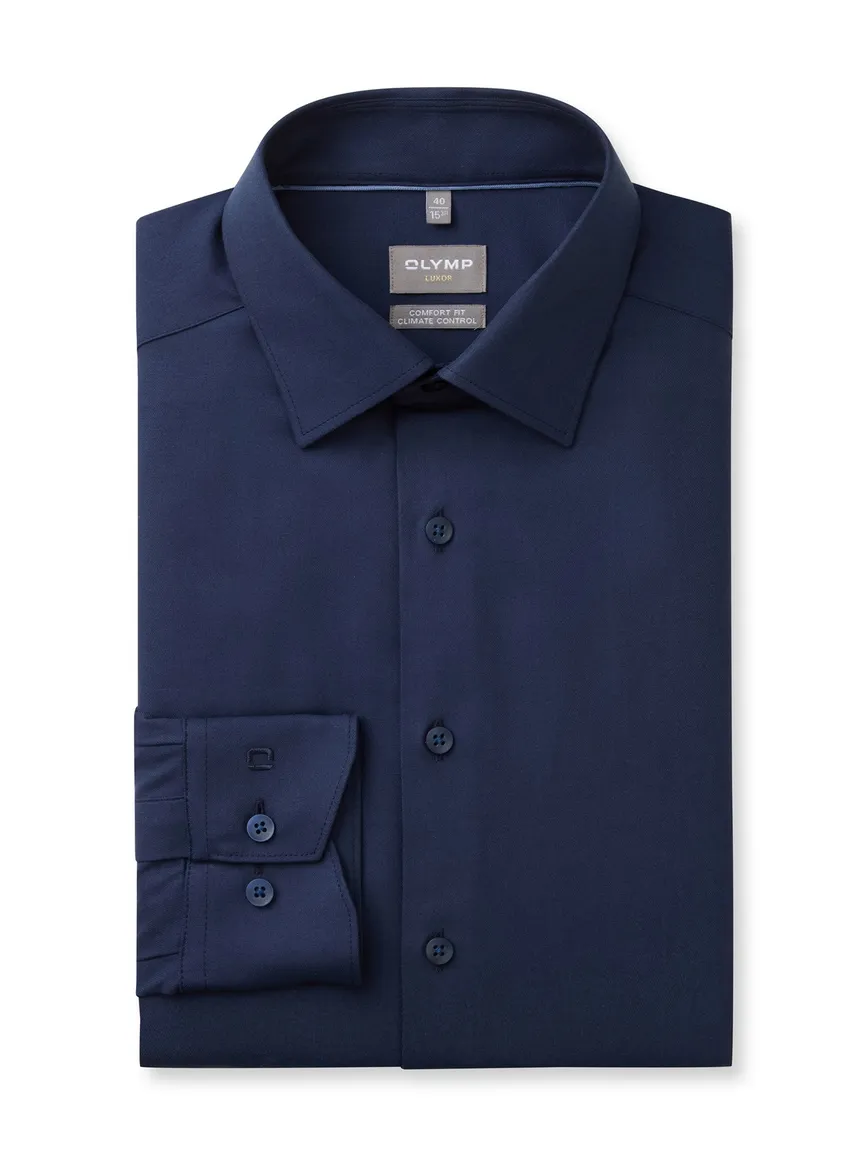 Olymp overhemd blauw Comfort Fit