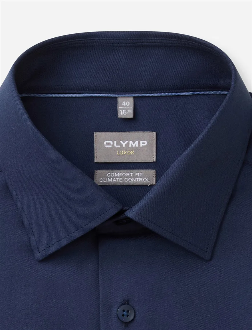 Olymp overhemd blauw Comfort Fit