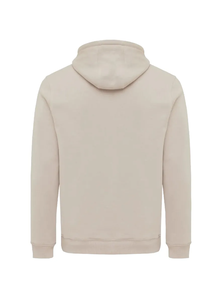 Genti hoodie beige met capuchon